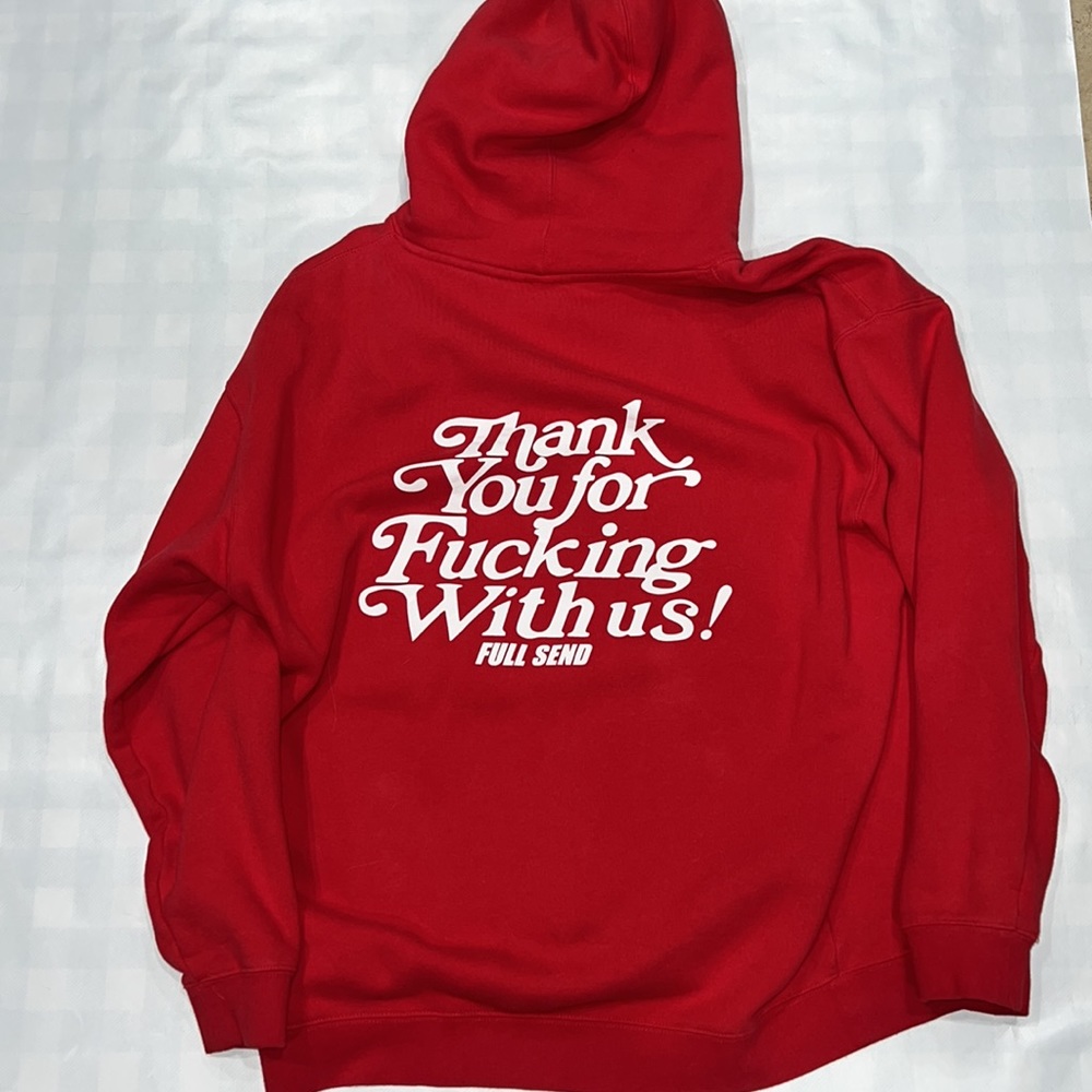 FULL SEND (RARE) “Thank You” Hoodie